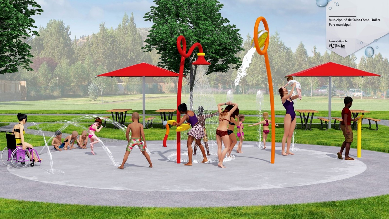 Saint-Côme cherche un nom pour son futur parc de jeux d'eau
