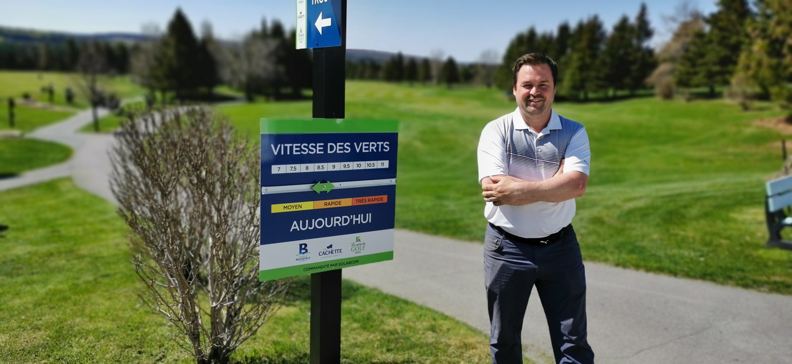 Le pro et coordonnateur du Club de golf de Beauceville, Jean-François Veilleux.