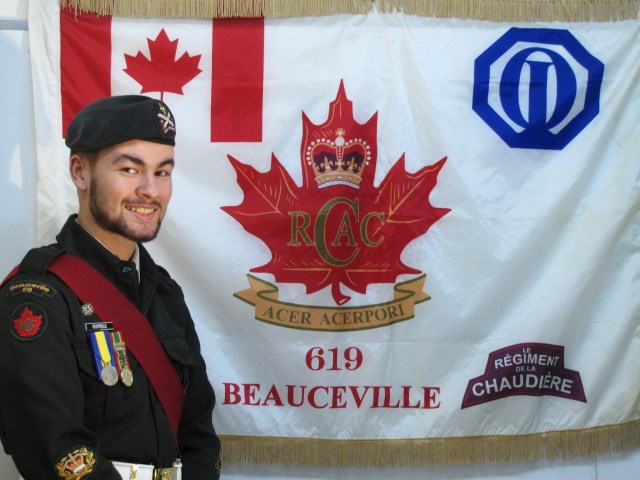 Cadet adjudant-chef  Zachary Rodrigue.
