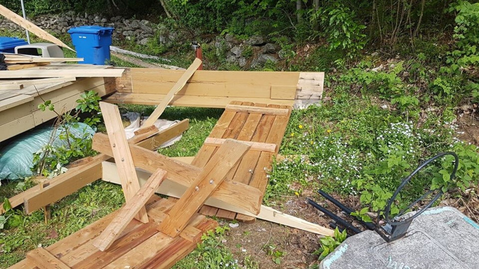 Vandalisme au Moulin des Fermes à Saint-Joseph-des-Érables