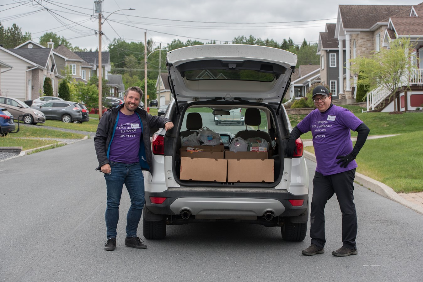 Plus de 600 familles de Saint-Georges ont donné quelque 2 600 kg de denrées