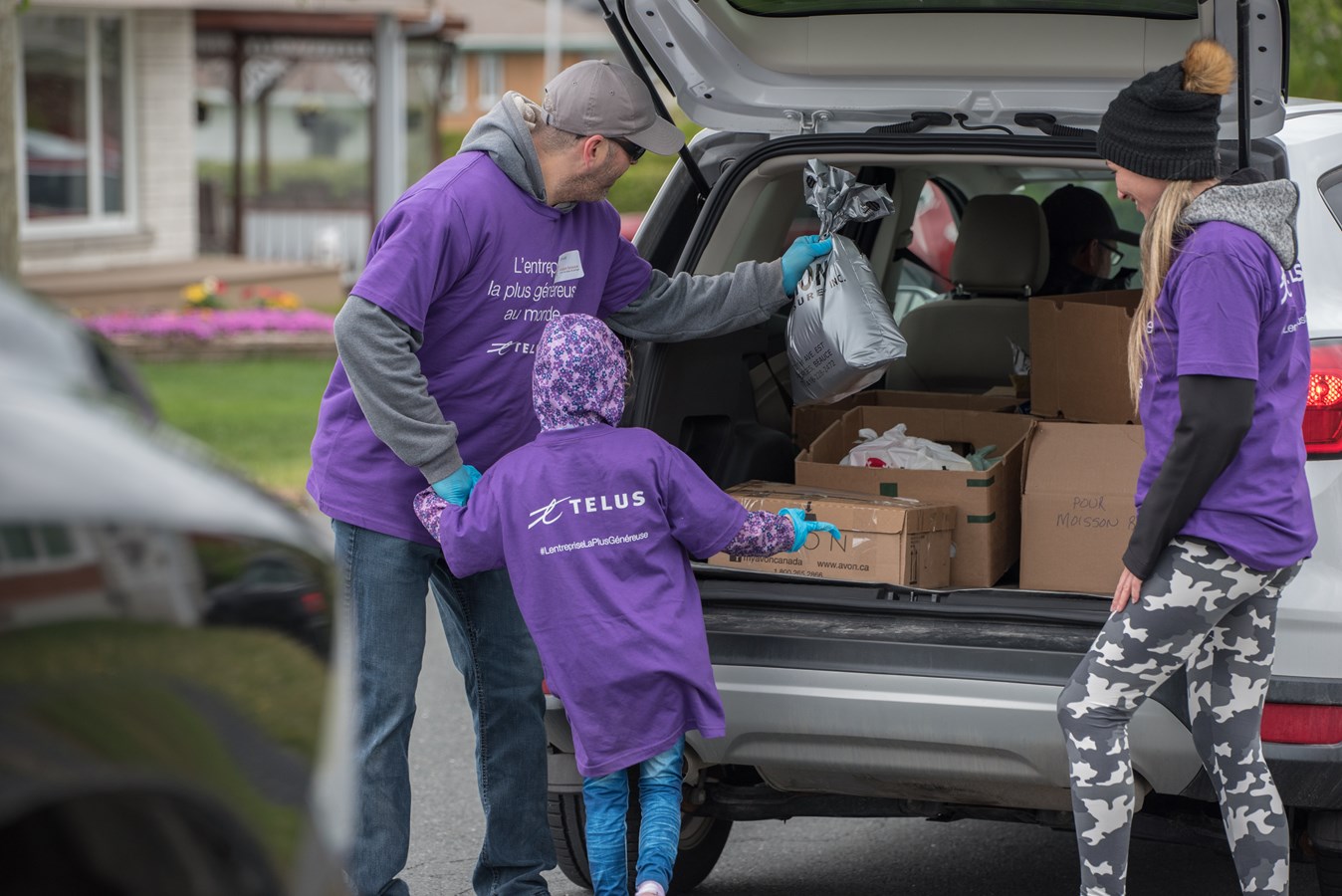 Plus de 600 familles de Saint-Georges ont donné quelque 2 600 kg de denrées