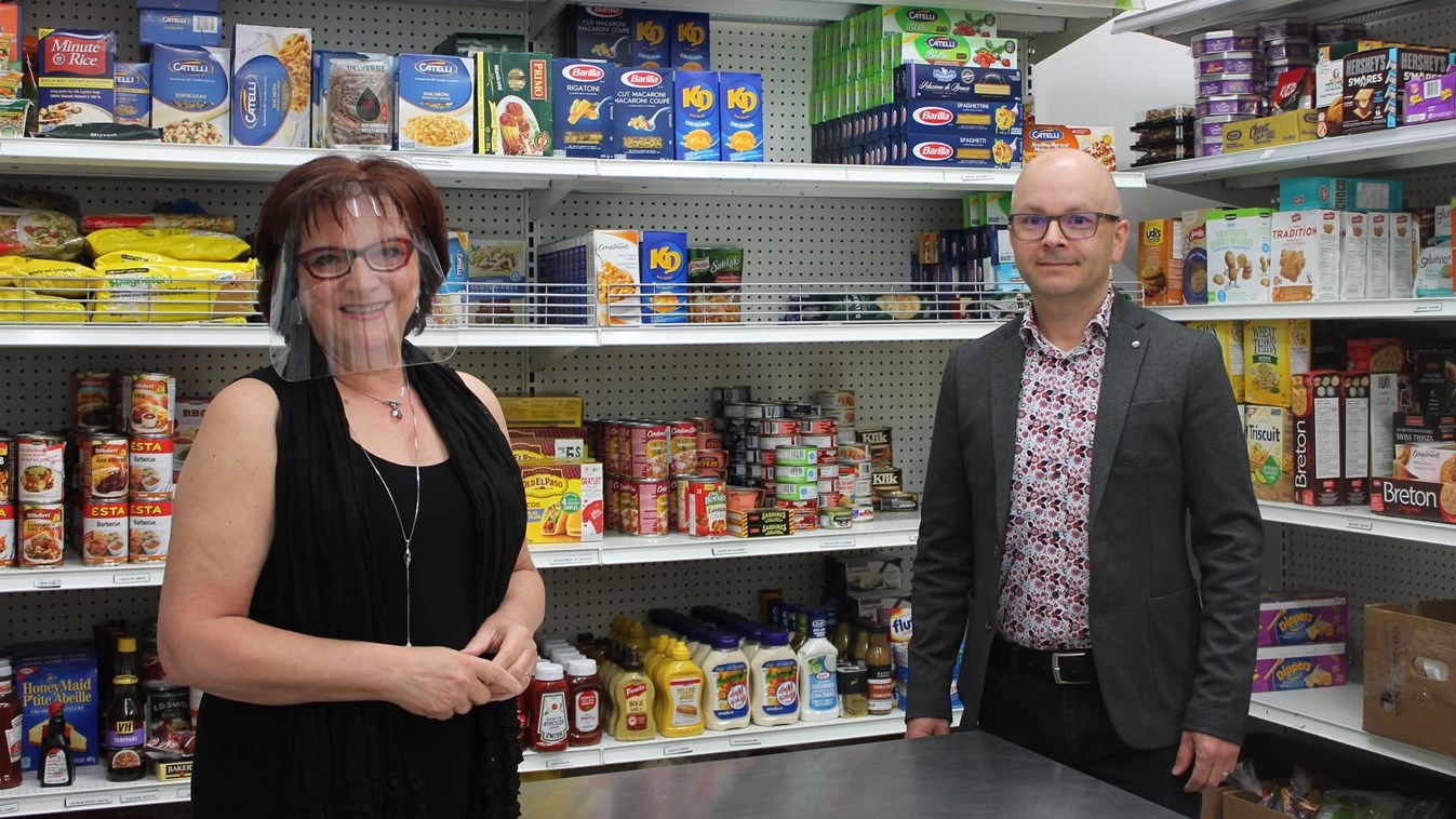 Nicole Jacques (Moisson Beauce) et Dominic Loubier (SEC-CSQ). 