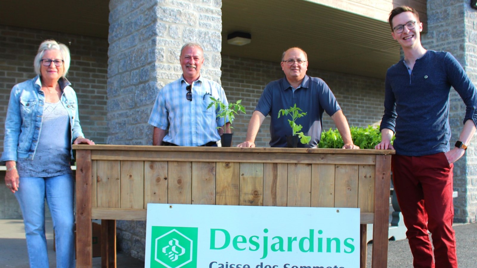 Le projet s'est fait en collaboration avec Desjardins.