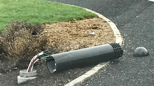 Huit bollards avaient été vandalisés en 2019.
