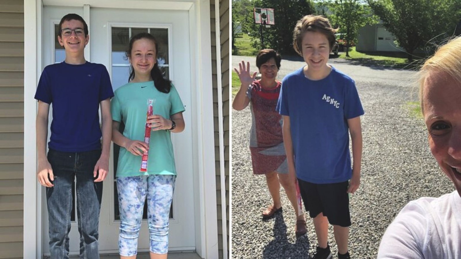 Des enseignants parcourent la Beauce pour saluer leurs étudiants