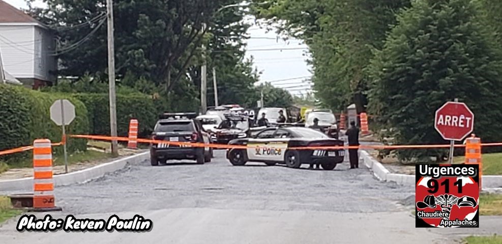 Opération policière sur la 7e avenue à Saint-Georges Ouest
