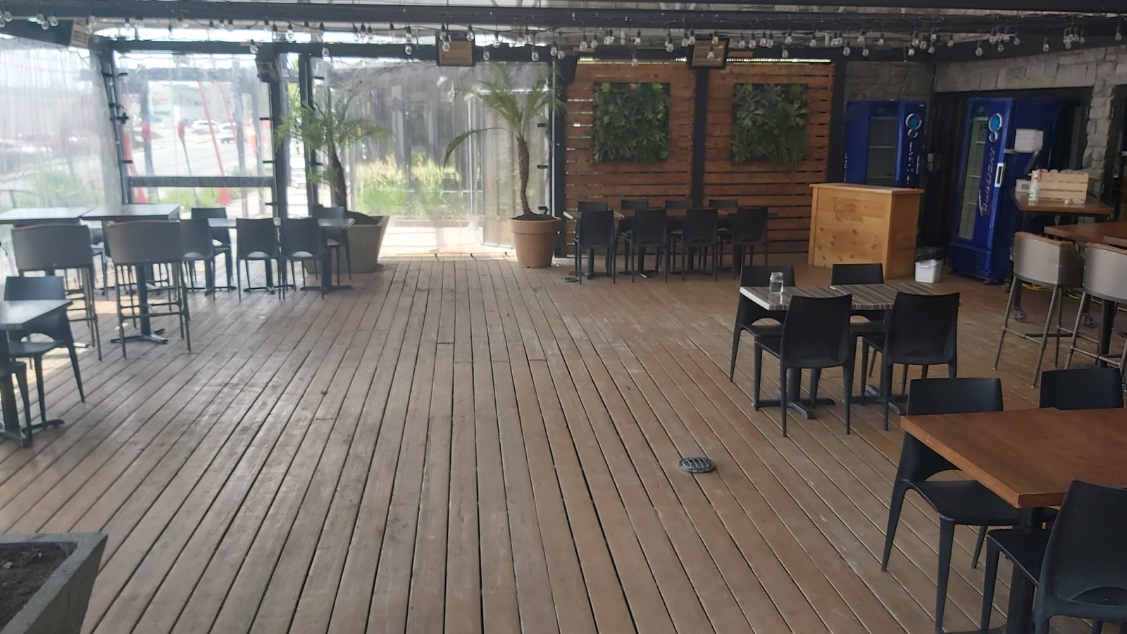 Une plus grande terrasse pour le Shaker de Saint-Georges