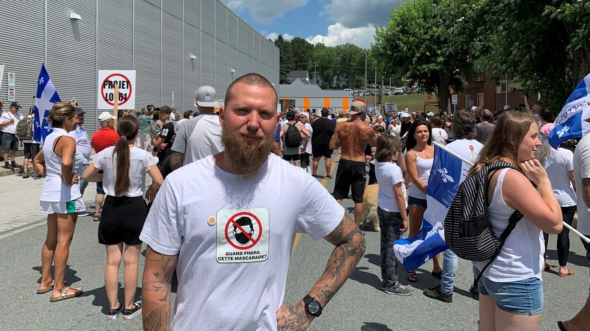Tim Poulin Paquet, l'un des organisateurs de l'événement