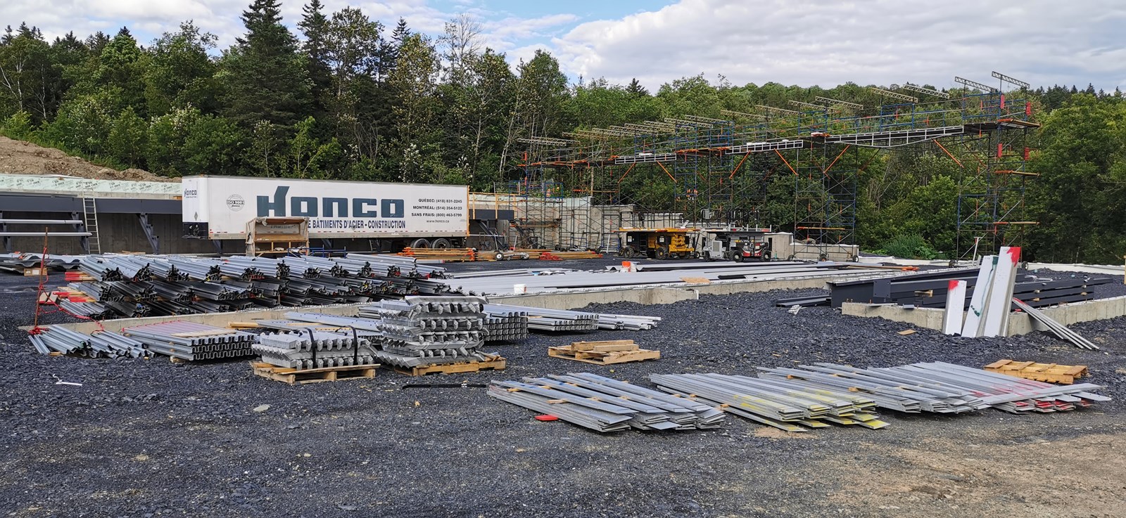 Nouvel aréna de Beauceville: les travaux progressent bien