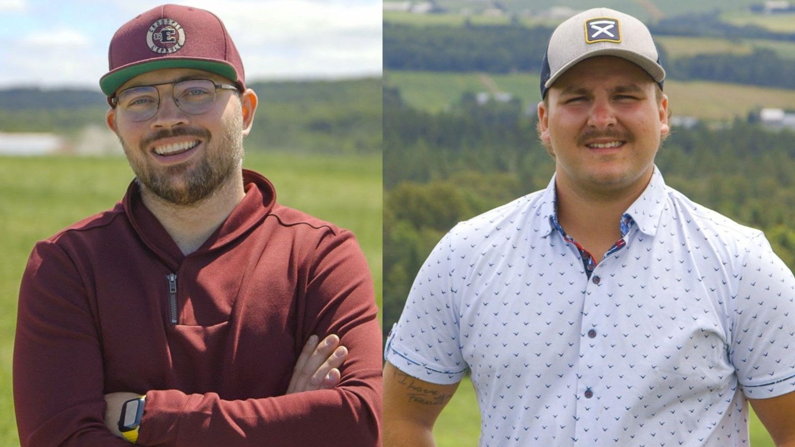 De gauche à droite : Alex de Saint-Elzéar et Andy de Saint-Odilion de Cranbourne