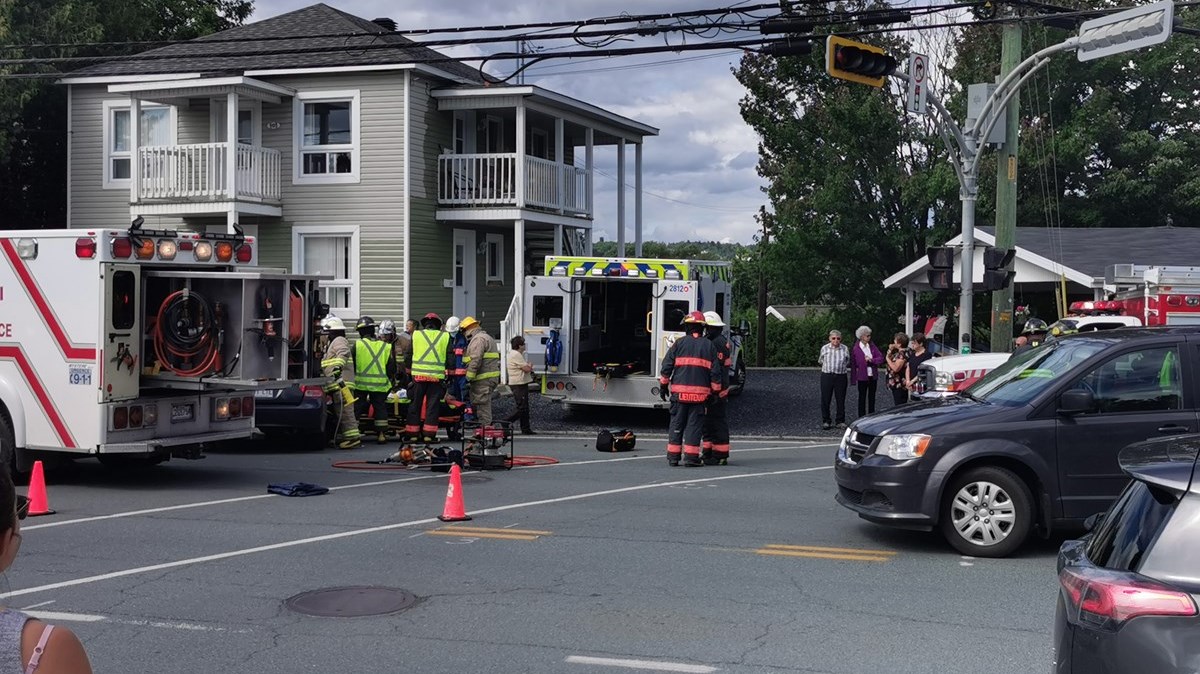 Deux véhicules impliqués dans une collision sur le boulevard Dionne à Saint-Georges