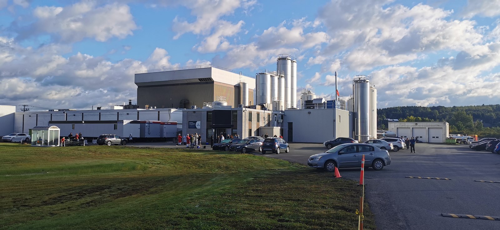 Une explosion chez Agropur à Beauceville ce matin