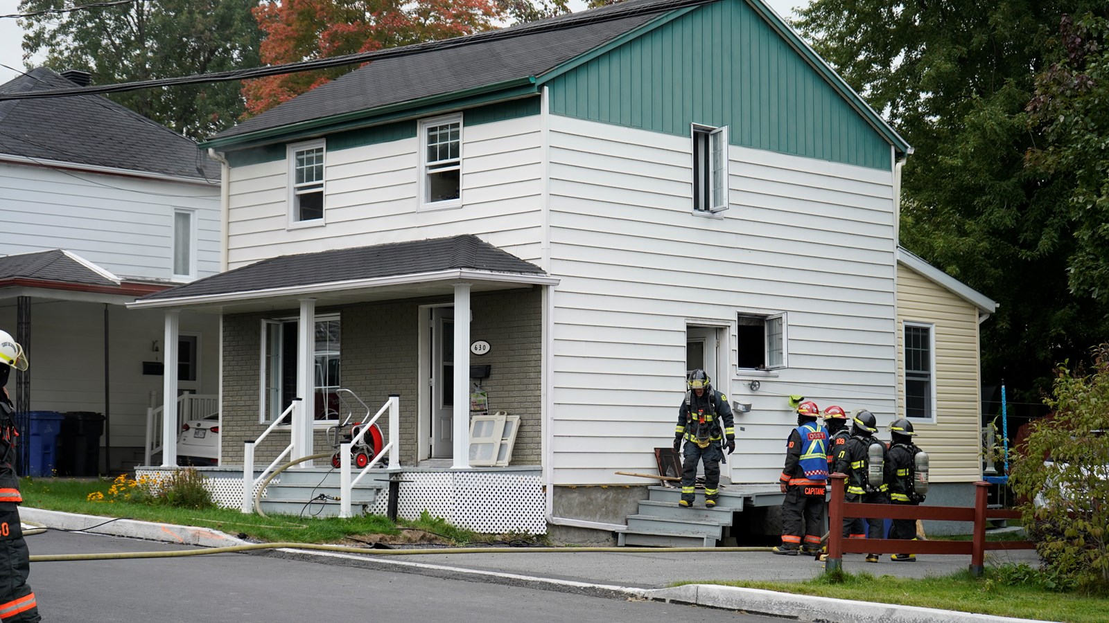 Un incendie de résidence en fin d'après-midi à Saint-Georges