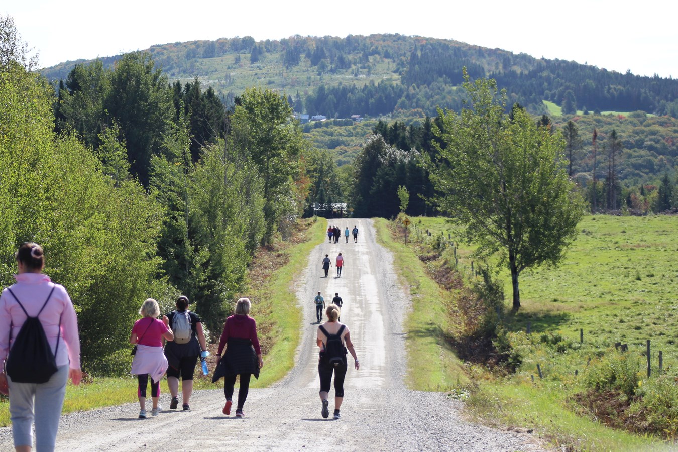 170 marcheurs sur le Chemin de Saint-Jacques-Appalaches
