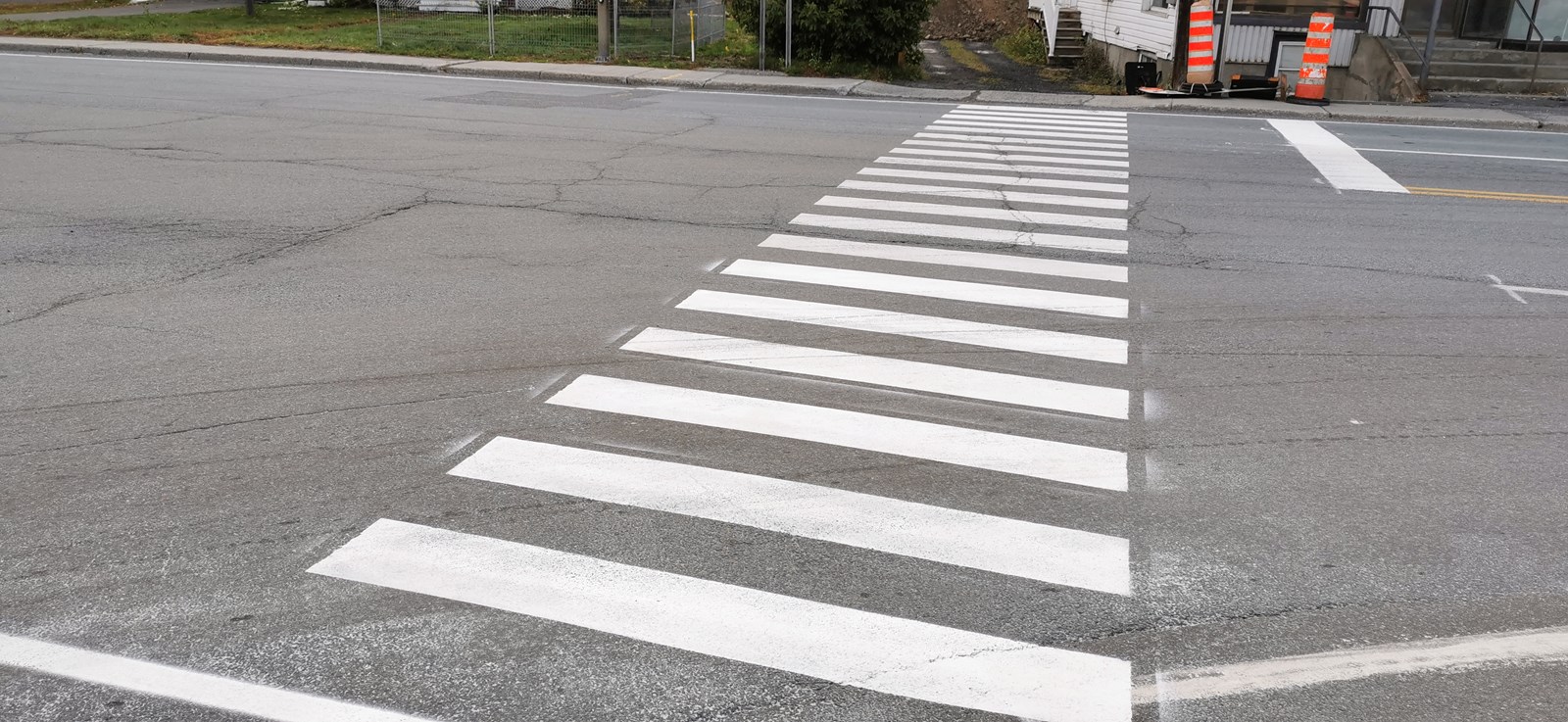 Les traverses piétonnières finalement repeintes