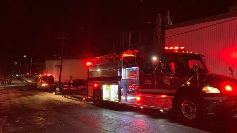 Un feu éclate chez Royal Mat lundi soir