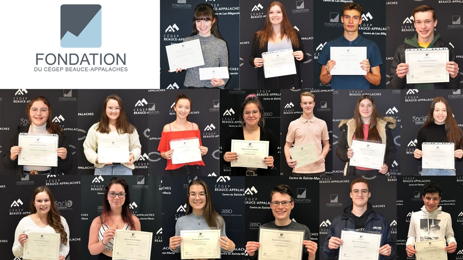 Le Cégep Beauce-Appalaches distribue 17 bourses aux nouveaux étudiants