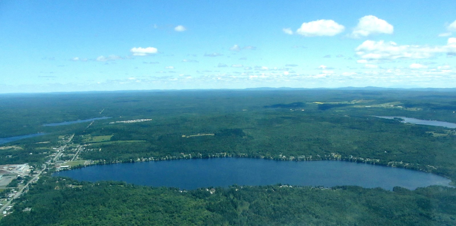 Le lac des Abénaquis à Sainte-Aurélie sera dans La semaine verte, ce soir à 17 h