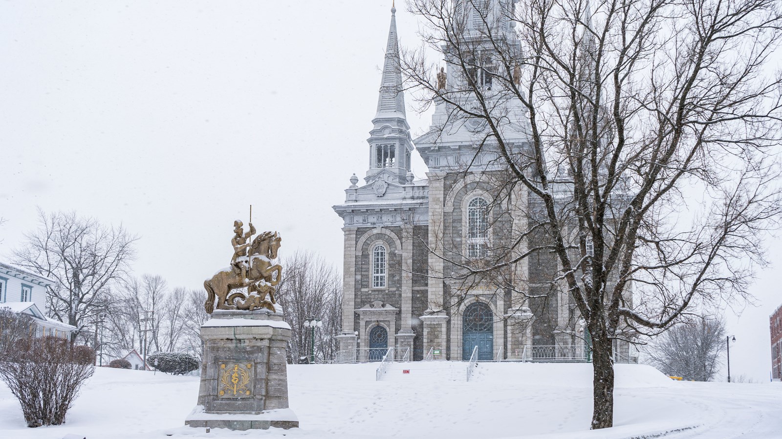 Saint-Georges à nouveau sous la neige