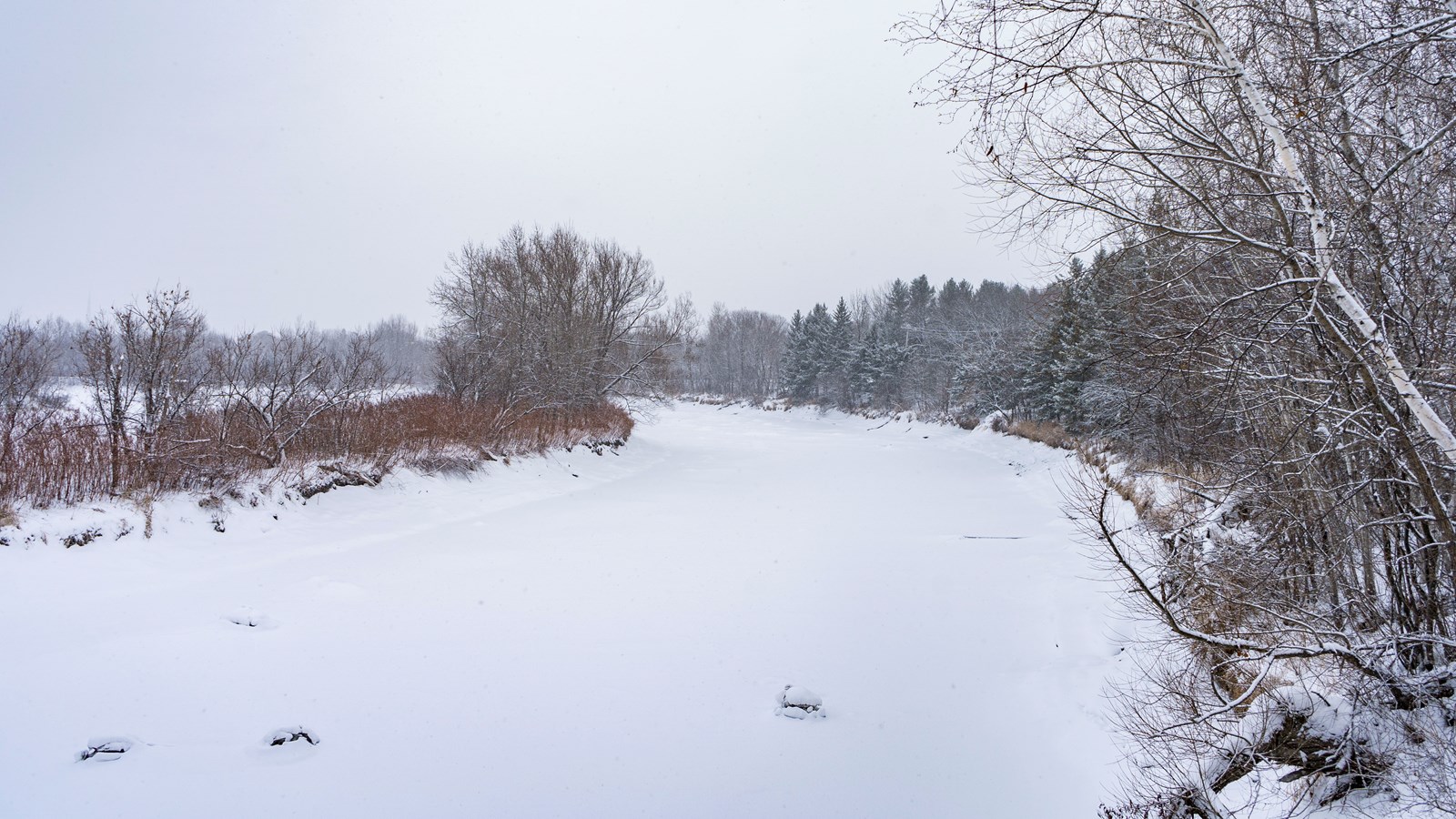 Saint-Georges à nouveau sous la neige