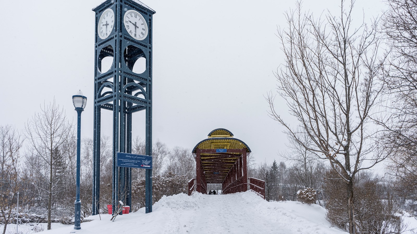 Saint-Georges à nouveau sous la neige