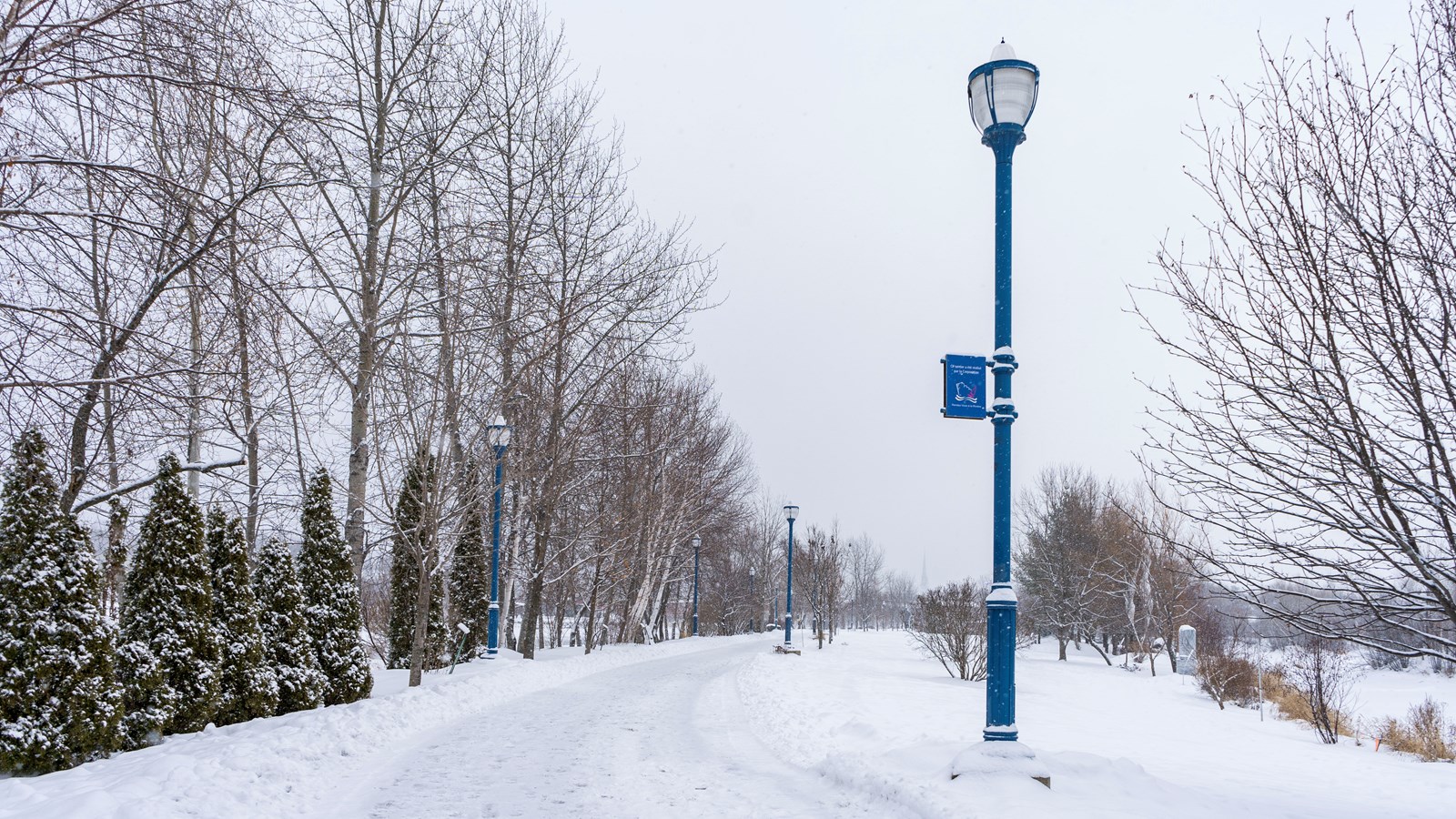 Saint-Georges à nouveau sous la neige