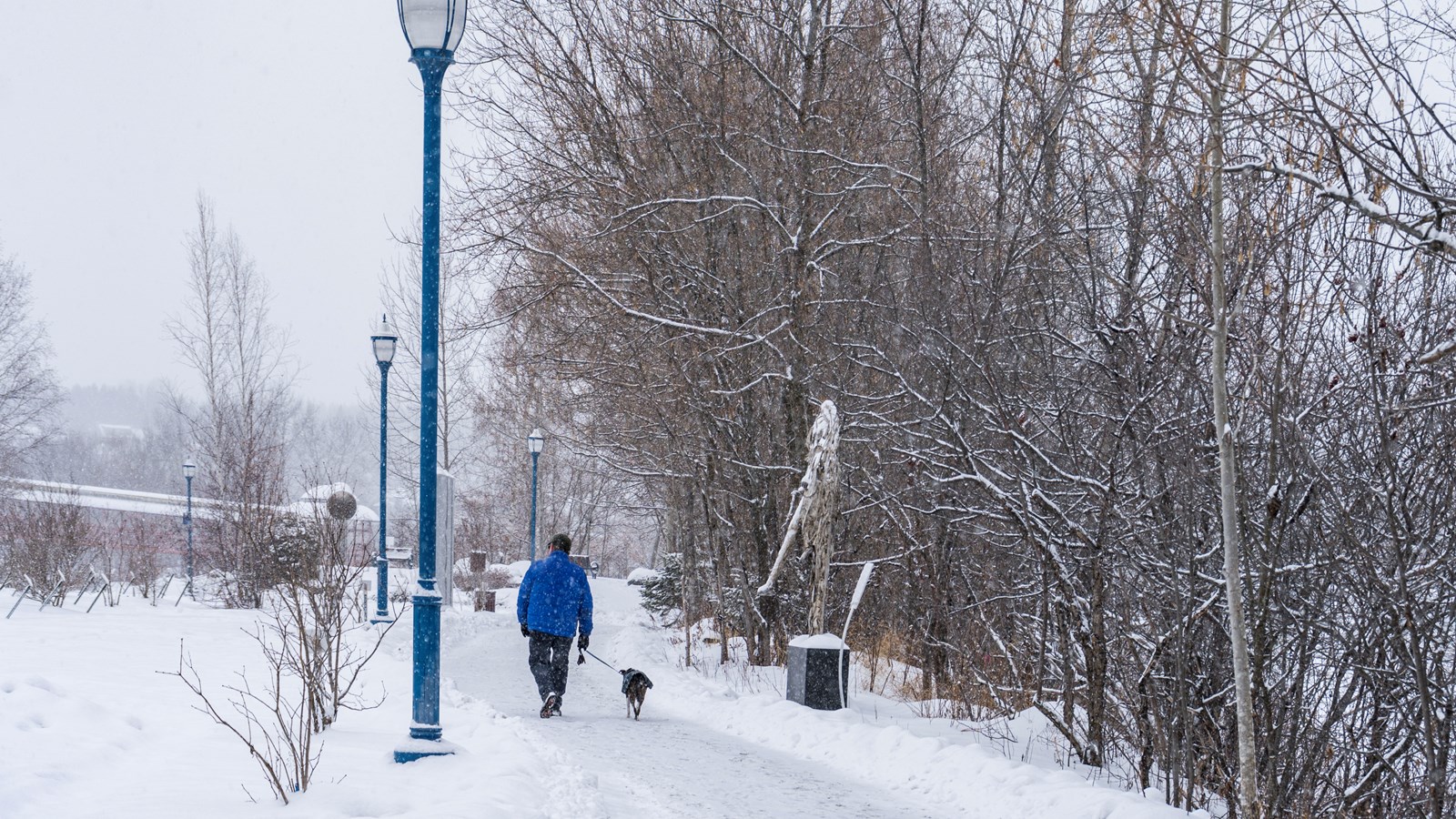 Saint-Georges à nouveau sous la neige