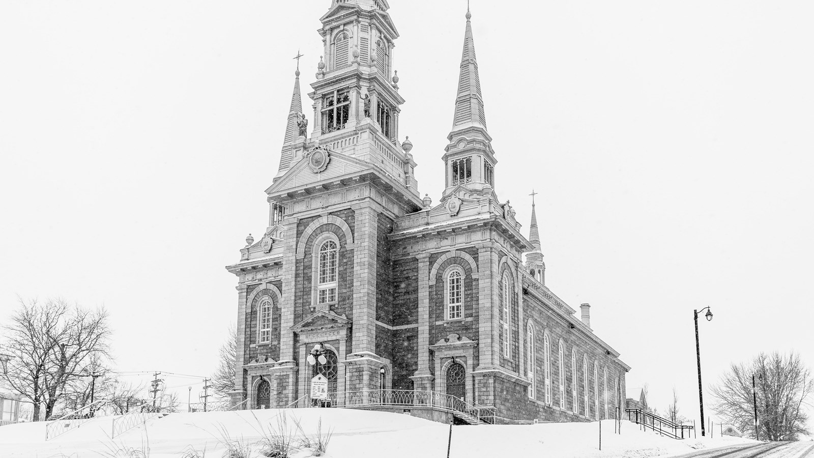 Saint-Georges à nouveau sous la neige