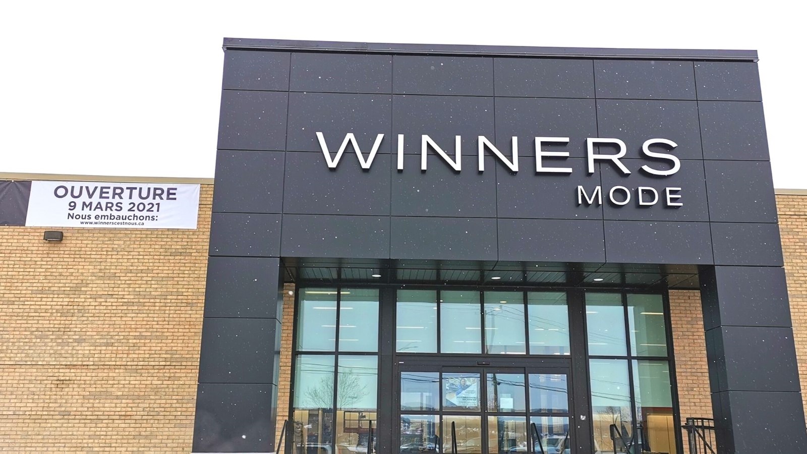 La date d'ouverture du magasin Winners pourrait être repoussée