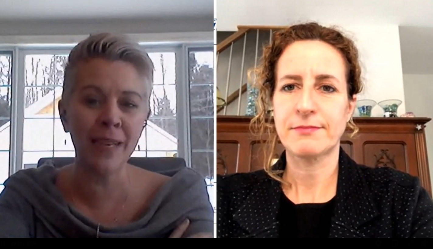 Nancy Labbé et Chantal Gravel.