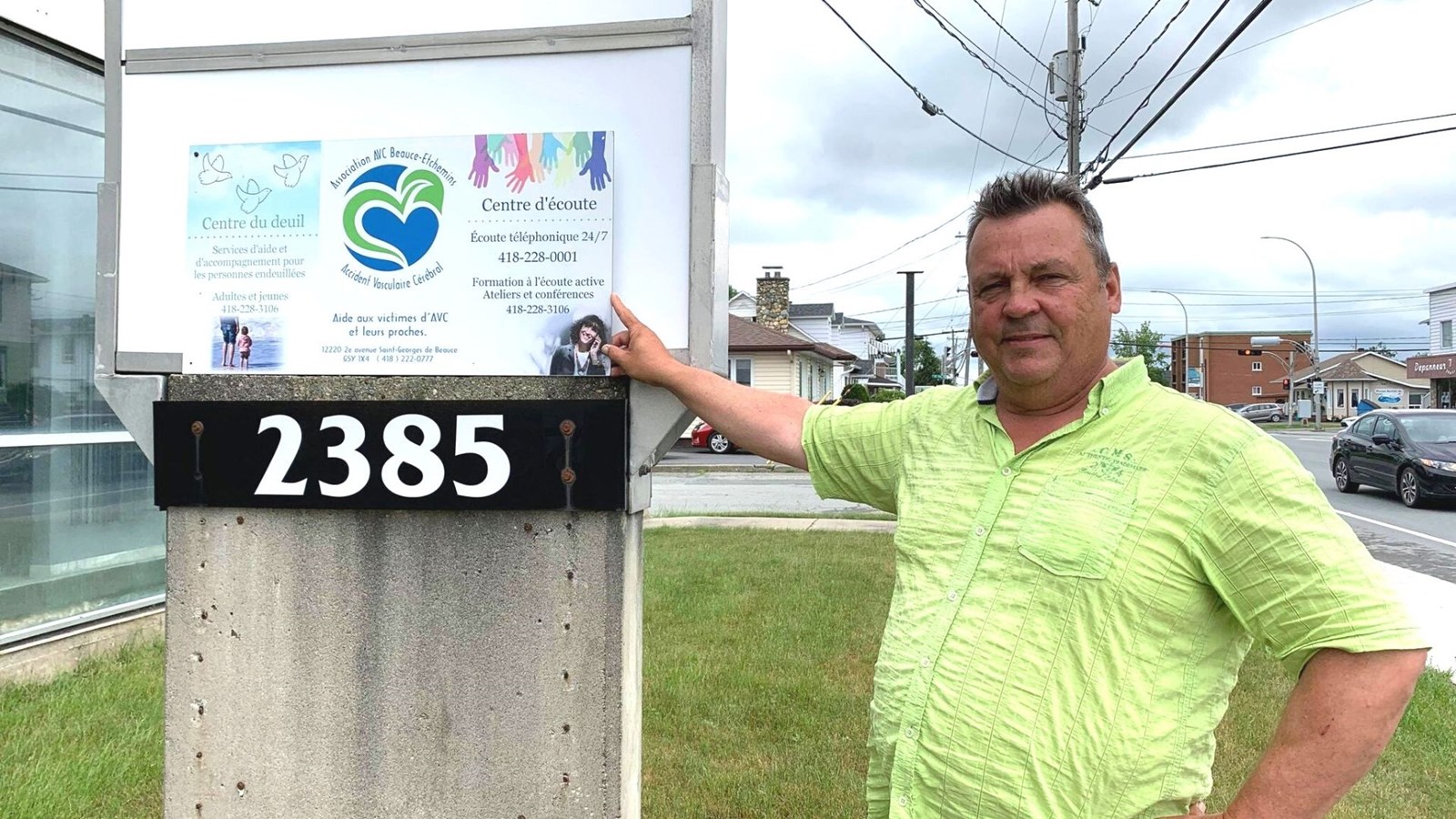 Alain Goulet, directeur général du Centre d’écoute Beauce-Etchemins.