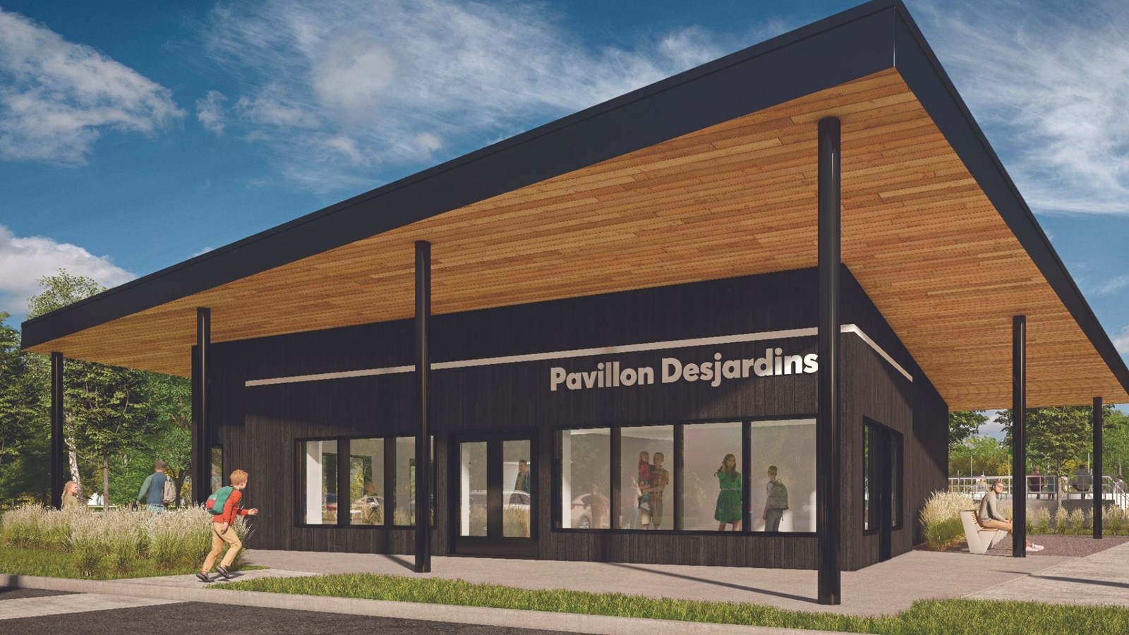 Saint-Côme dévoile le projet de pavillon d'accueil du parc des Berges-Du-Loup  