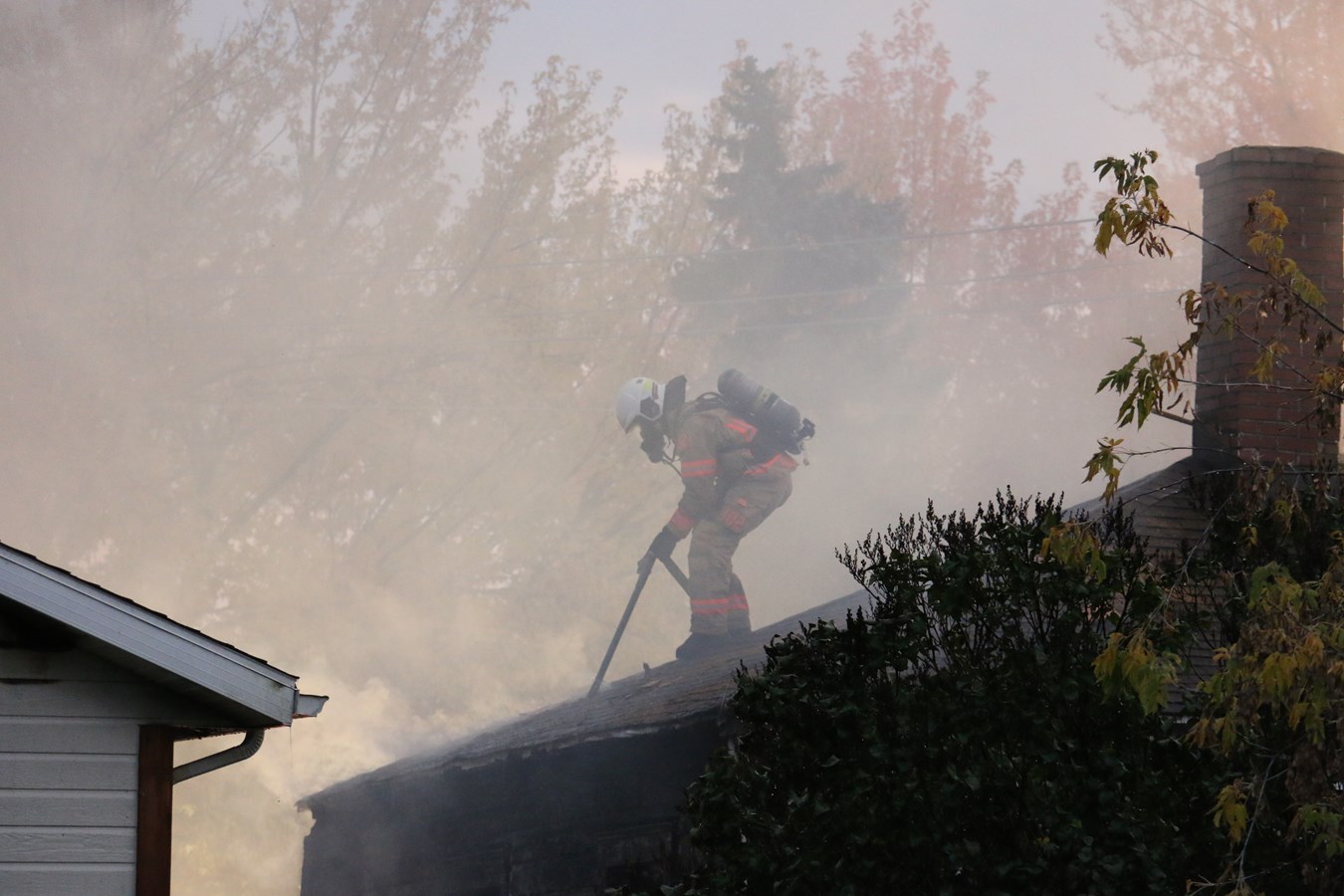 Sept personnes prises en charge par la croix rouge après l'incendie à Scott