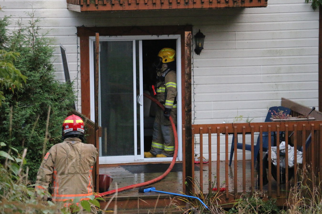 Sept personnes prises en charge par la croix rouge après l'incendie à Scott