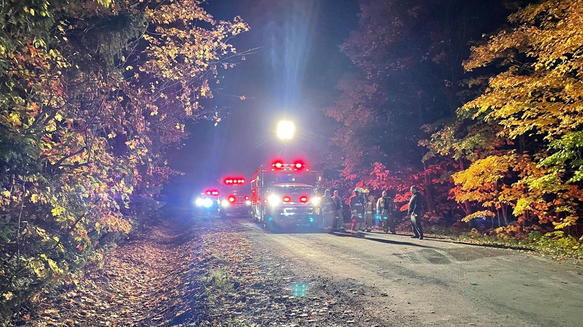 Un VTT a pris feu à Saint-Elzéar