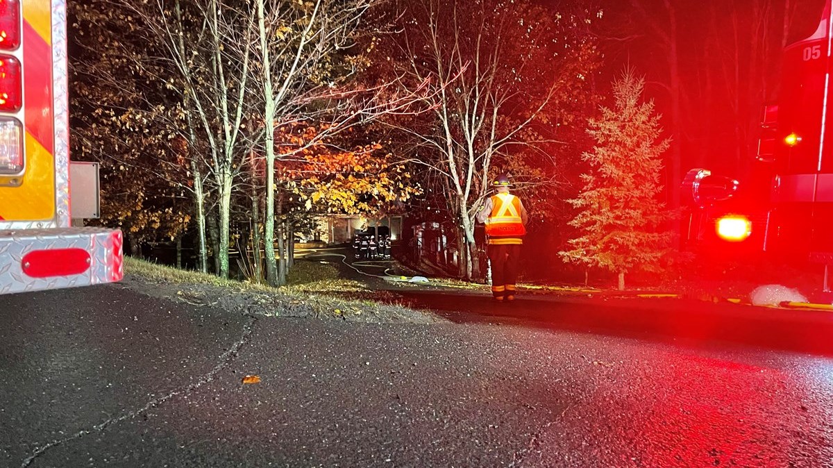 Feu de résidence à Saint-Georges
