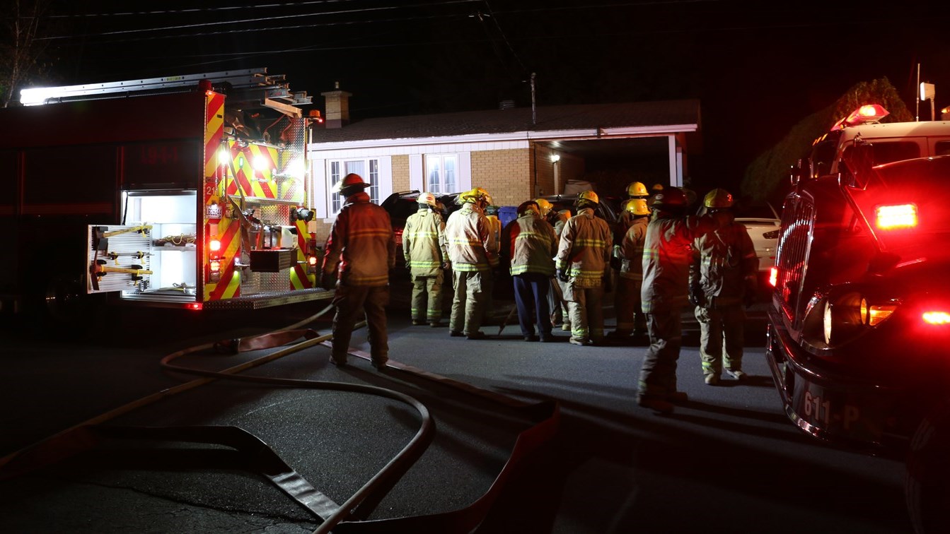 Incendie d'une maison à Saint-Prosper