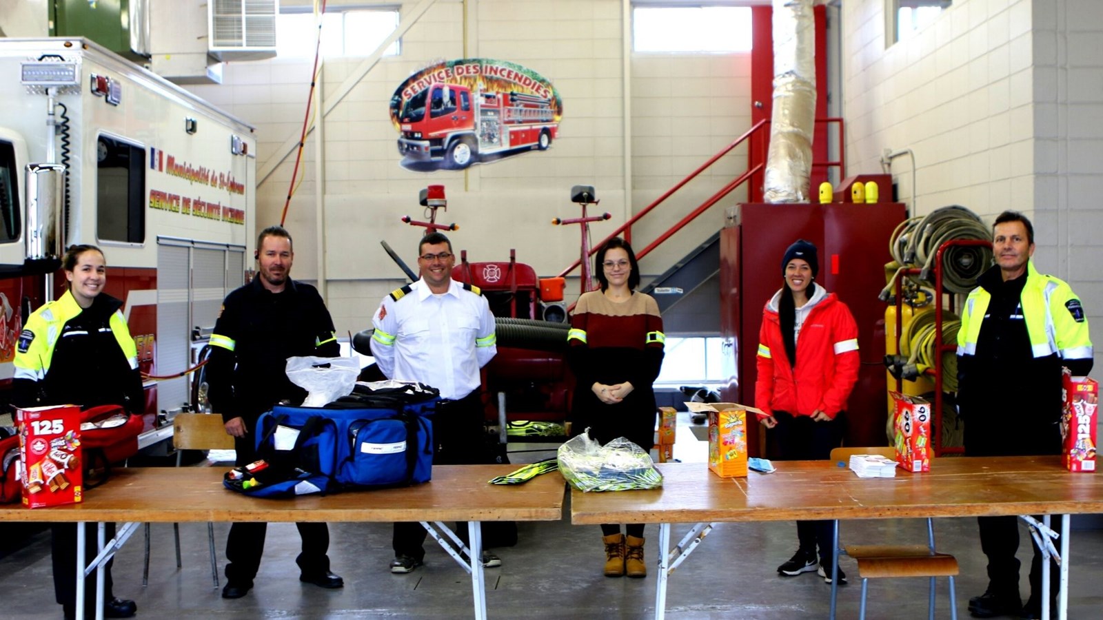 Distribution de bandes réfléchissantes à Saint-Éphrem