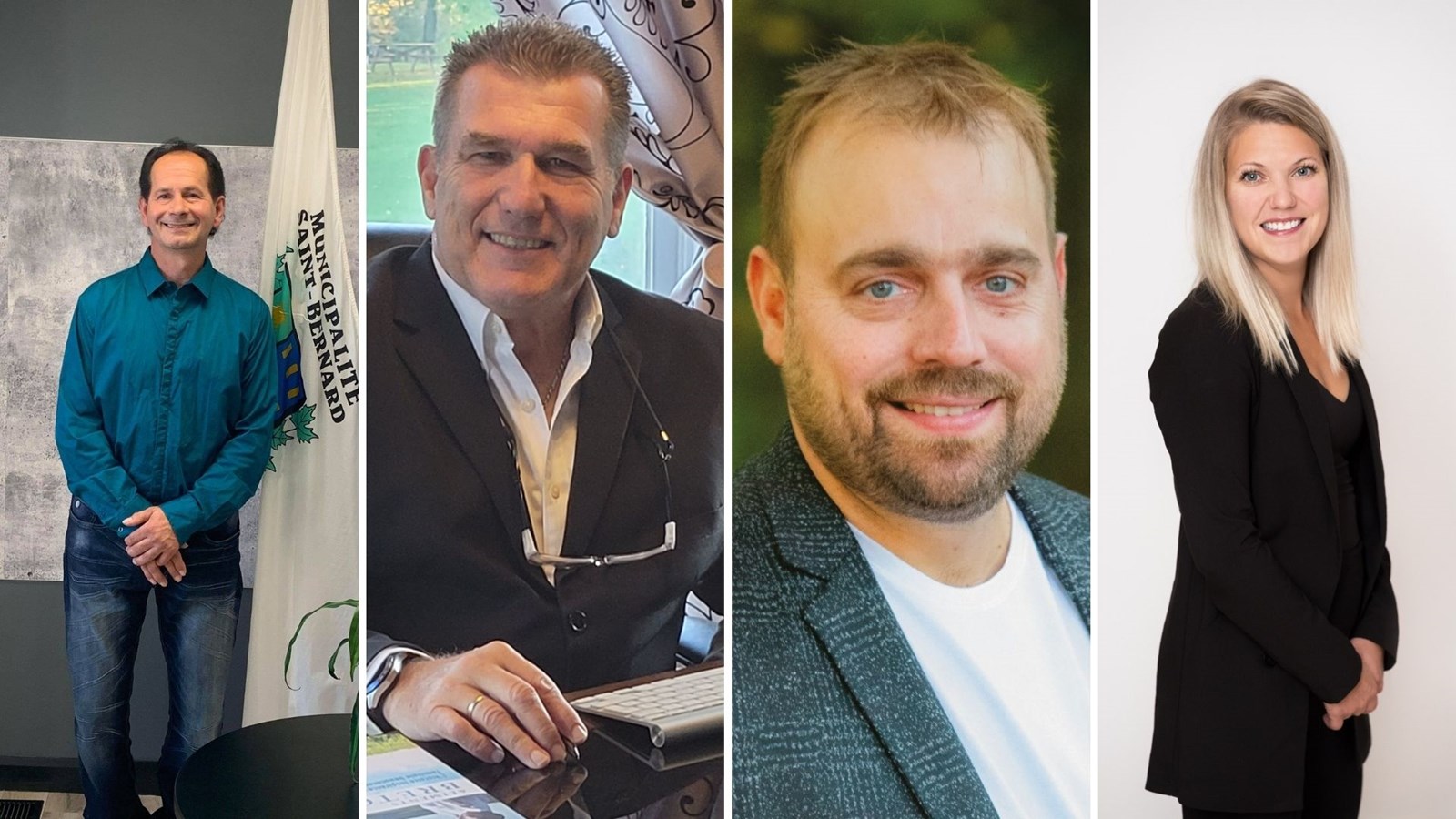 Jocelyn Gagné, André Noiseux, Francis Gagné et Marie-Pier Berthiaume