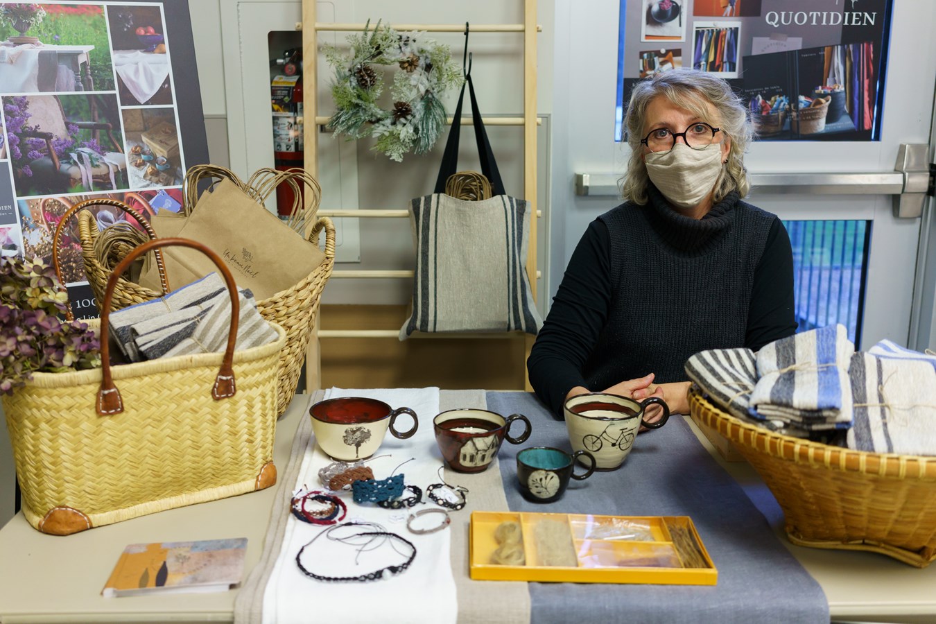 Les visiteurs répondent présents au Salon des artisans de Notre-Dame-des-Pins