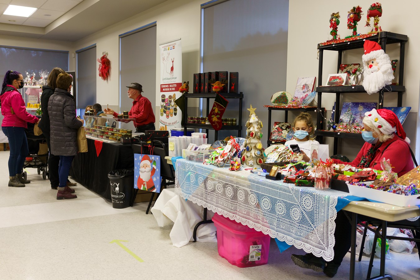 Les visiteurs répondent présents au Salon des artisans de Notre-Dame-des-Pins
