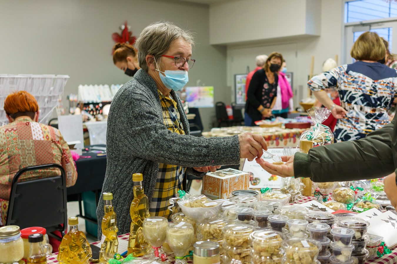 Les visiteurs répondent présents au Salon des artisans de Notre-Dame-des-Pins