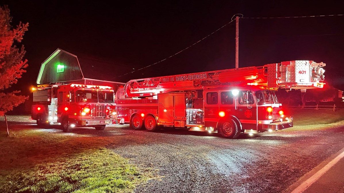 Feu de cheminée 175e Rue, Saint-Georges