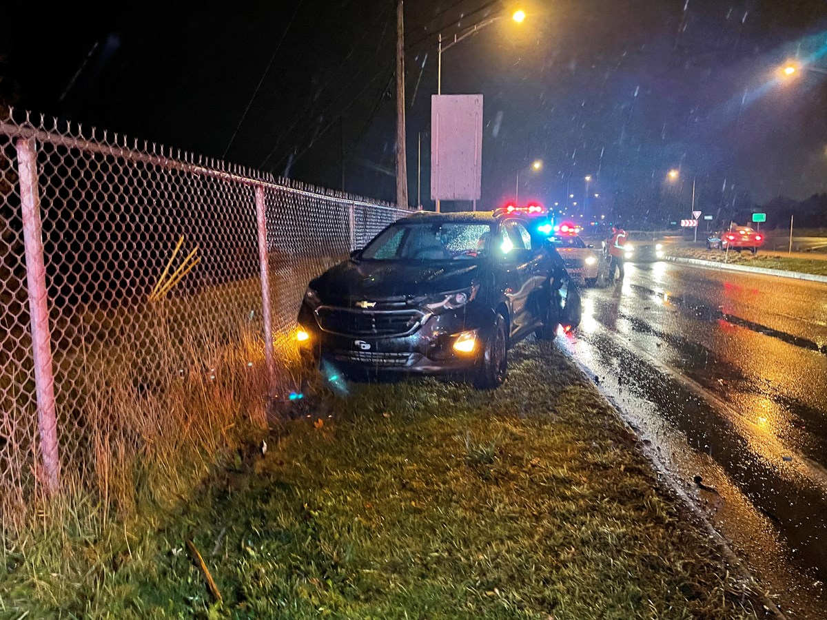 Accident au croisement de l'autoroute 73 et de la 127e rue