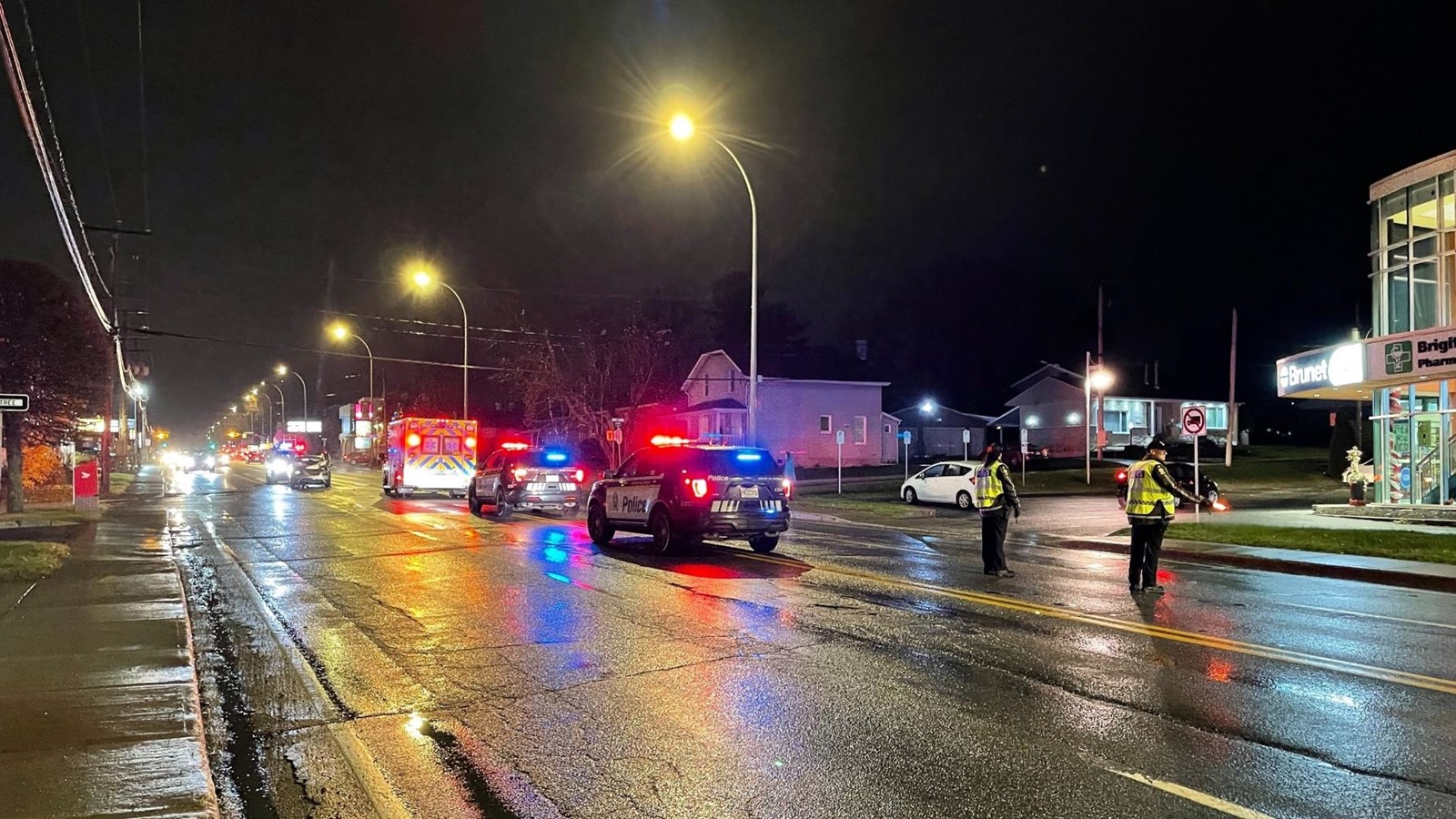 Accident sur le boulevard Dionne