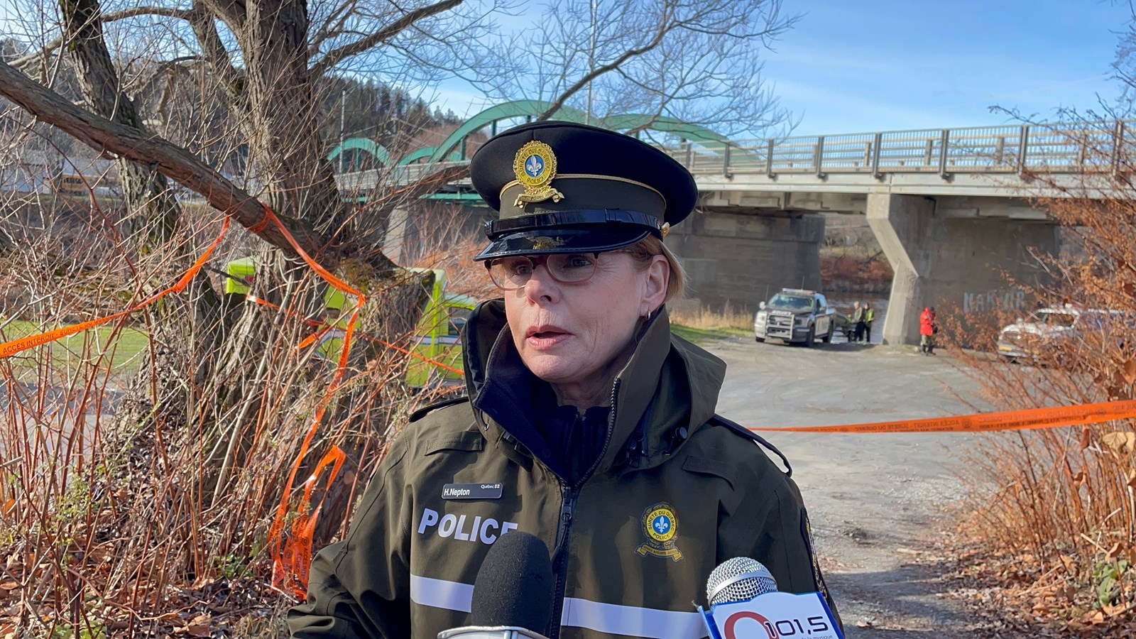 Hélène Nepton, sergente à la Sûreté du Québec