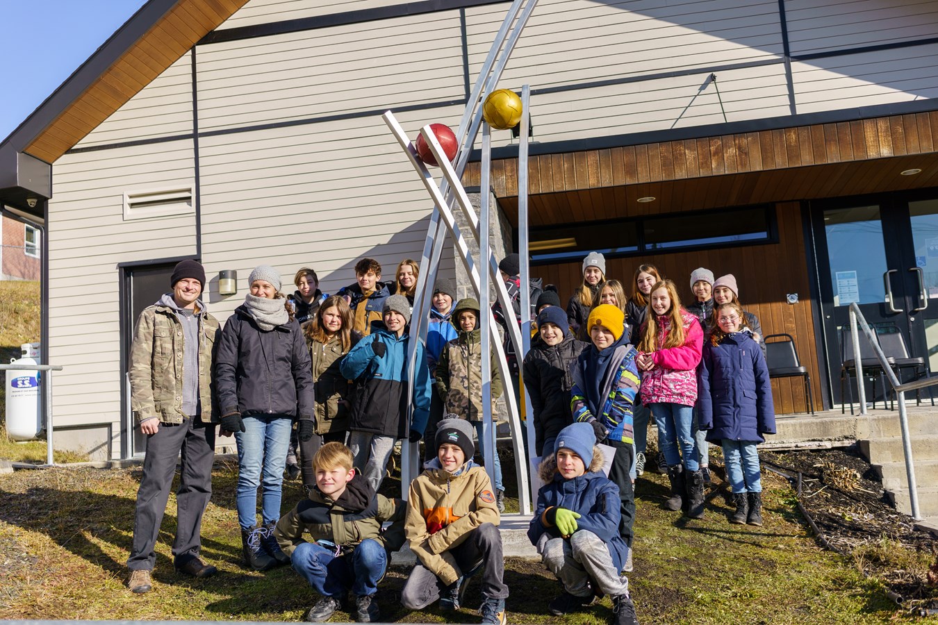 Les élèves de 6e année de l'école L'Éco-Pin