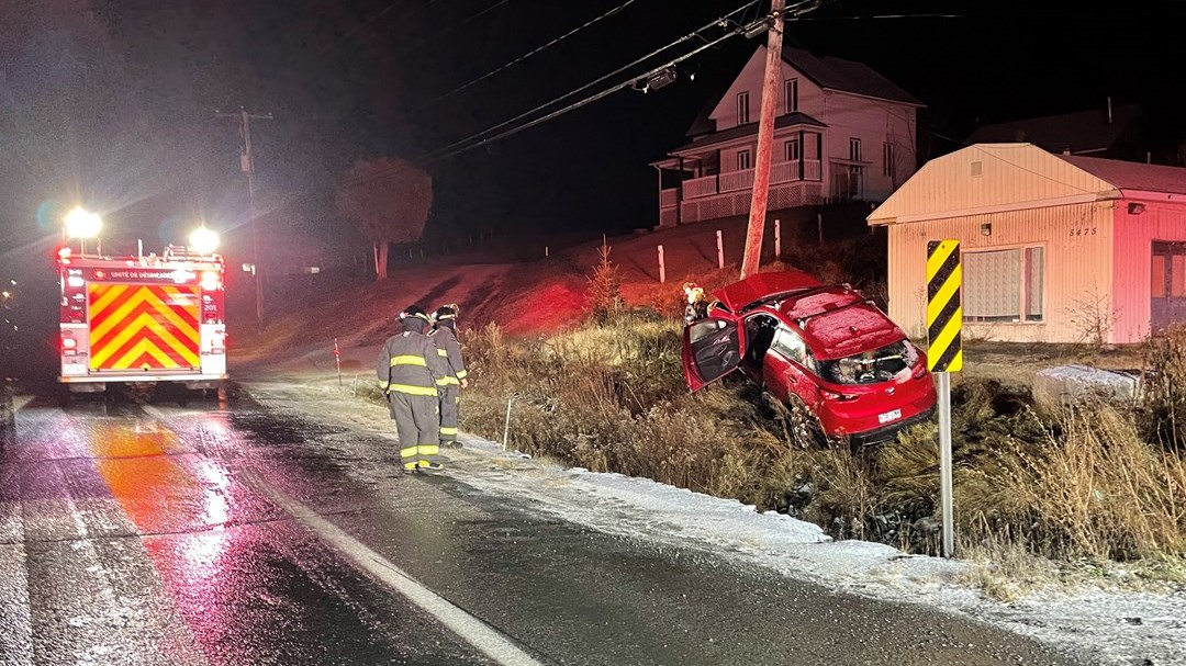 Sortie de route cette nuit à Saint-Georges
