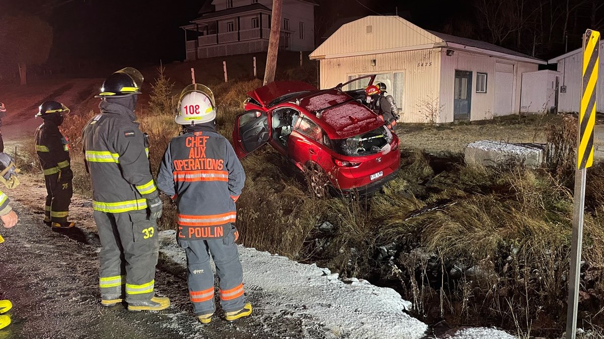 Sortie de route cette nuit à Saint-Georges